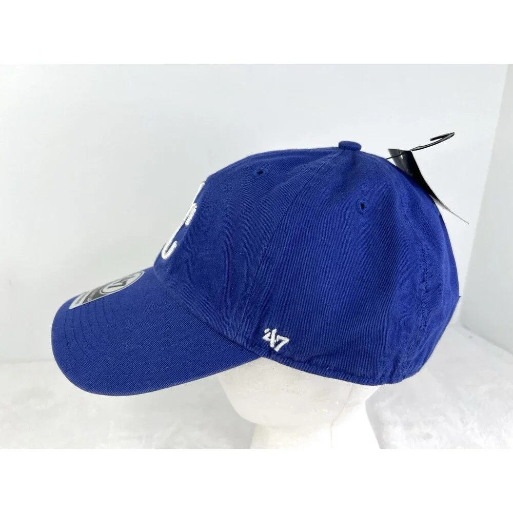 Kansas City Royals 47 Brand Clean Up Adjustable Dad Hat Blue MLB Baseball New